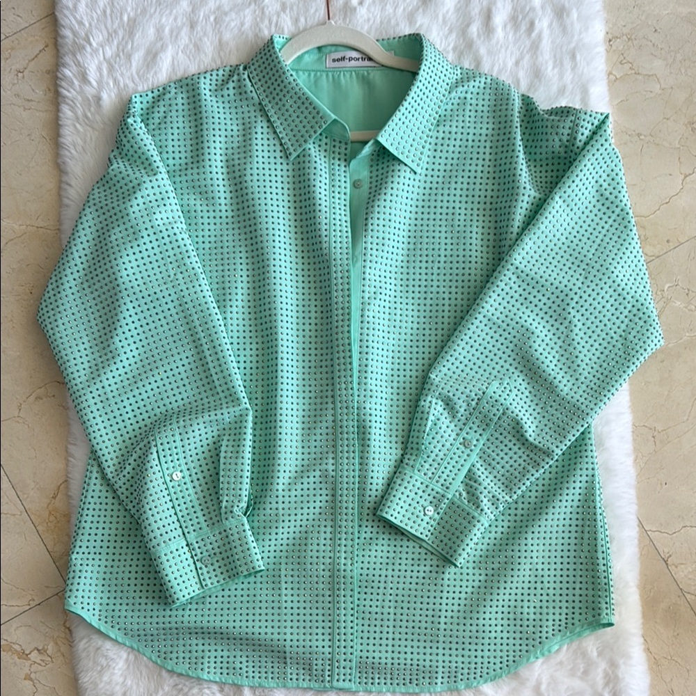 Geoffrey Beene Men's Green Shirt